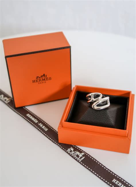 bague hermes chaine d ancre|bague chain d'ancre Hermes.